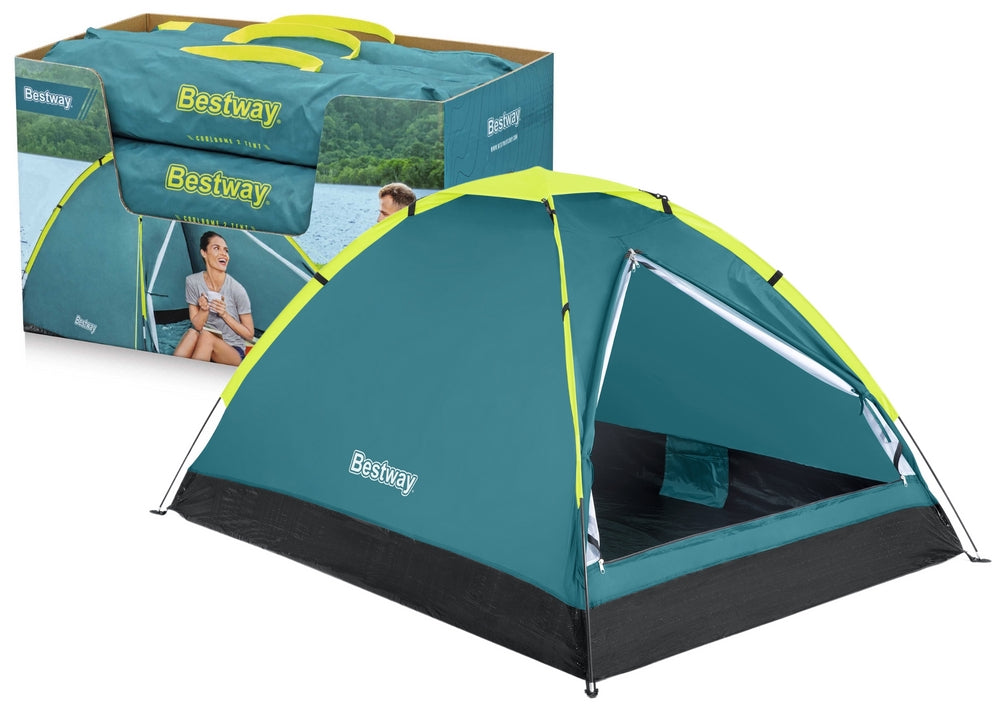 2-mannatält med myggnät och transportväska, snabb uppsättning 8 min