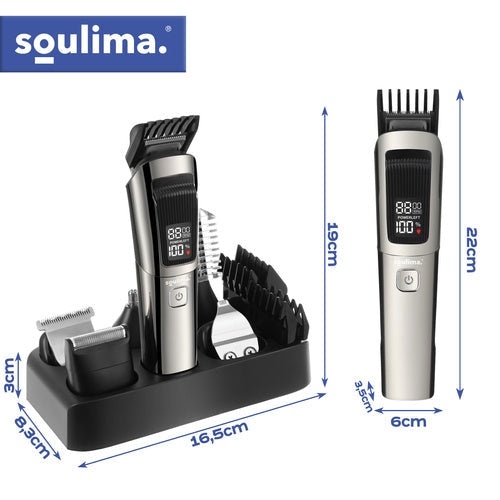 8-i-1 rakapparat & trimmer för hår/skägg/kropp, USB-C, IPX6