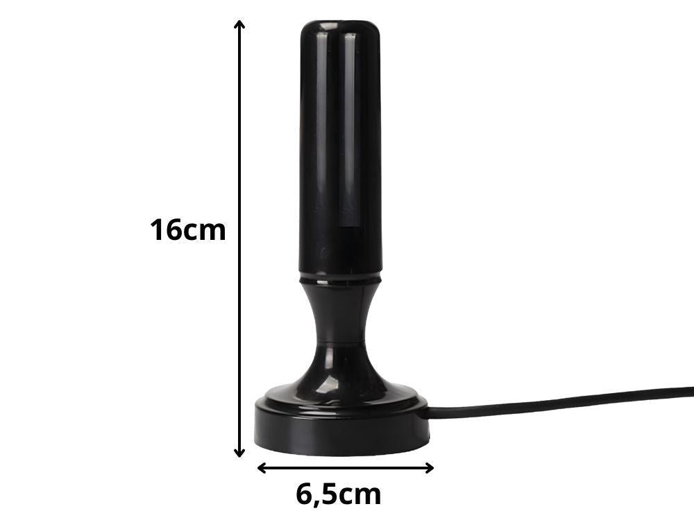 Aktiv inomhusantenn DVB-T/T2 25 dB förstärkare USB 5 m kabel