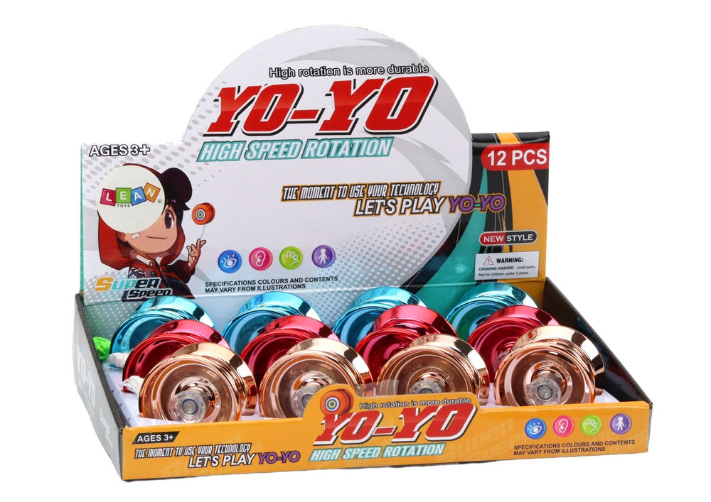 Aluminium-yoyo 5,5 cm med lager