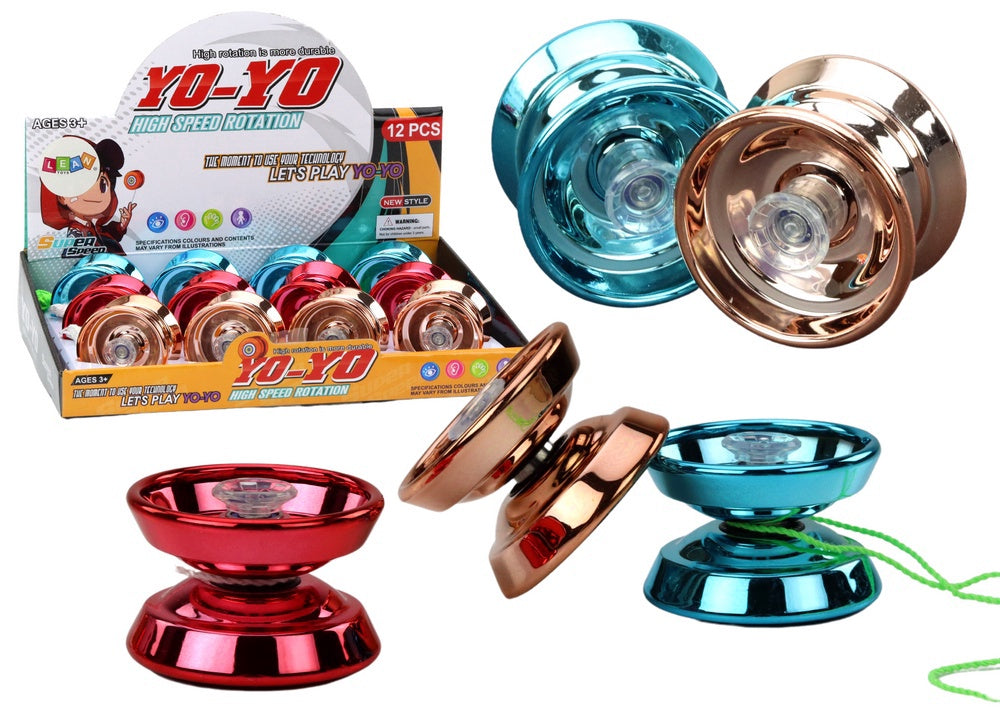 Aluminium-yoyo 5,5 cm med lager