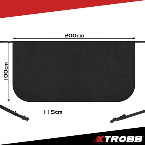 Anti-frost vindrutematta 200x100 cm för buss/SUV/skåpbil, 2 band
