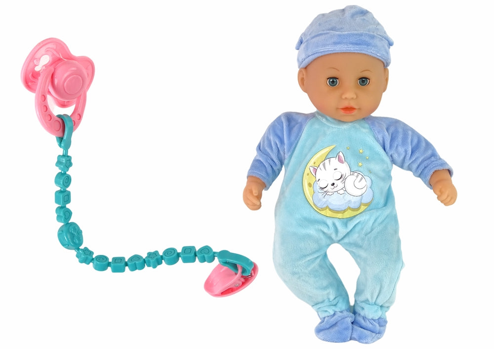 Babydocka 38 cm med ljud och nappflaska, tillbehör, 3+ år