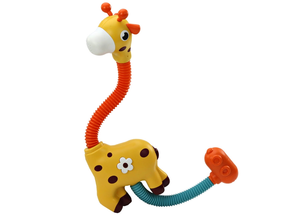Badleksak badsprinkler giraff med sugkoppar 360° roterbar, 18+ mån
