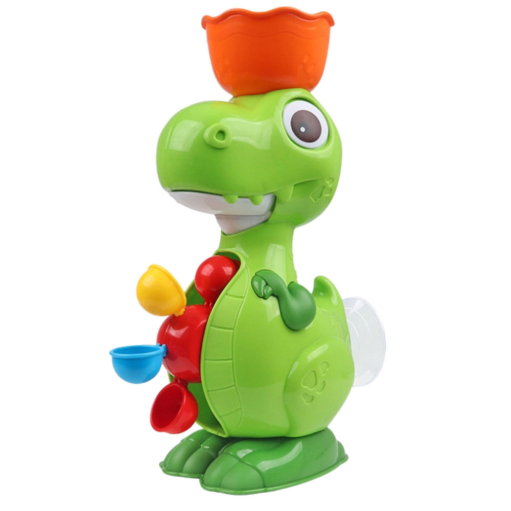 Badleksak dinosaurie set med fångstnät och flytleksaker, plast