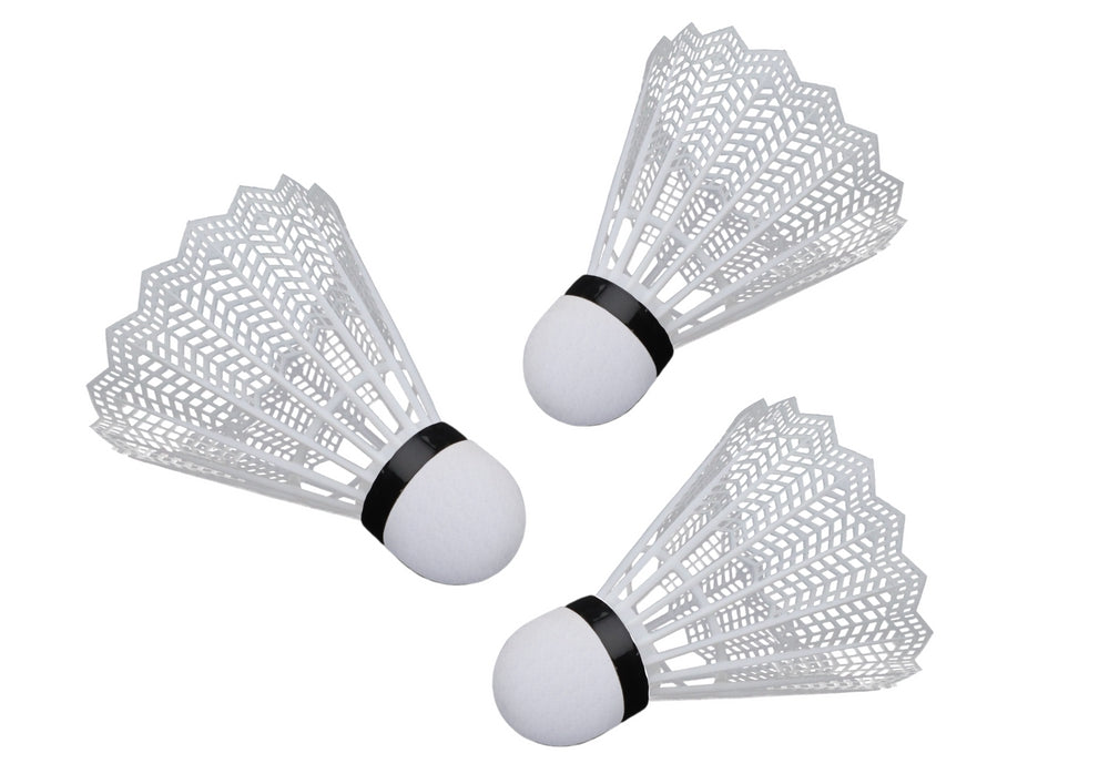 Badmintonbollar shuttlecocks 12-pack standard, hållbara