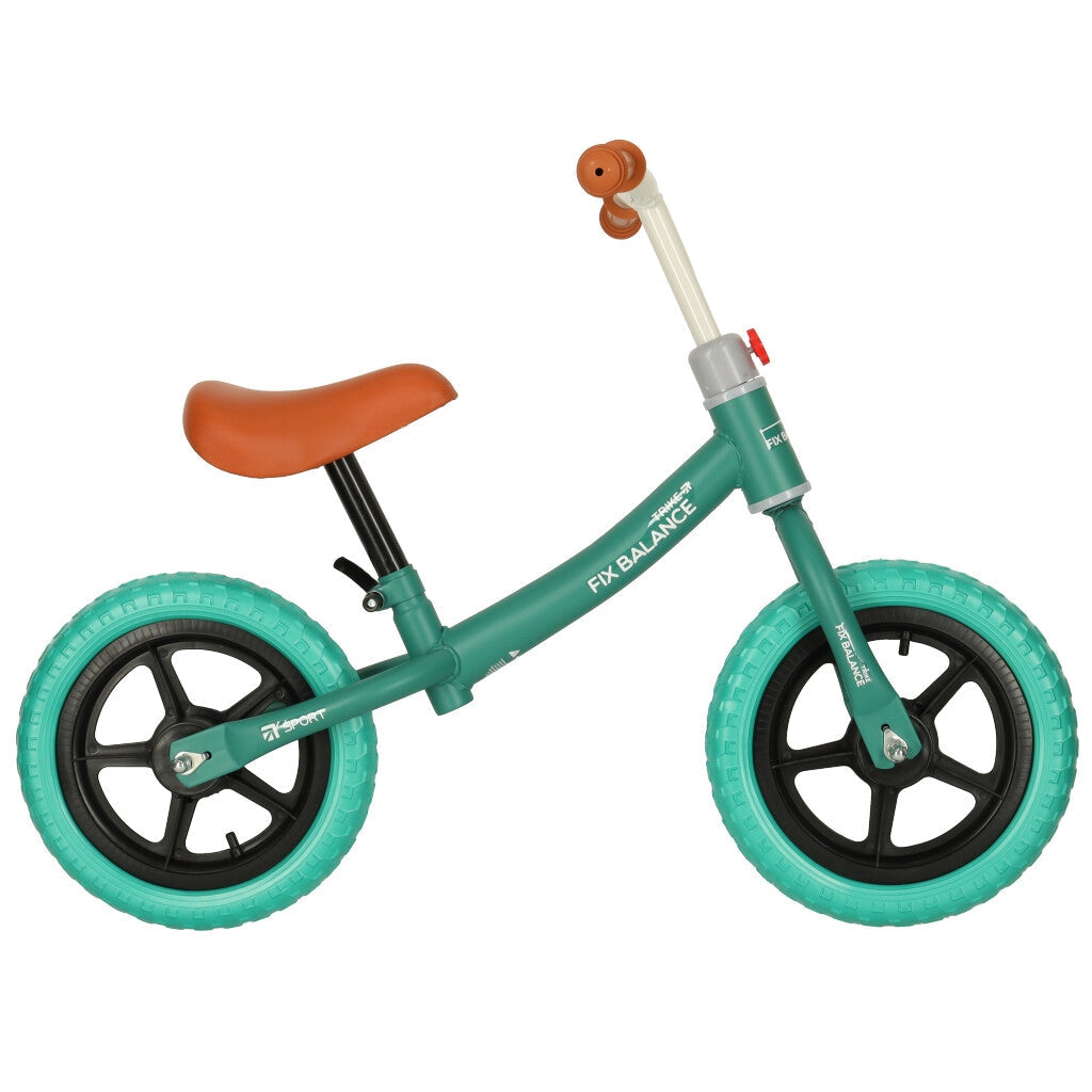 Balanscykel pushcykel 2-4 år turkos 1,8 kg skumhjul 30 kg