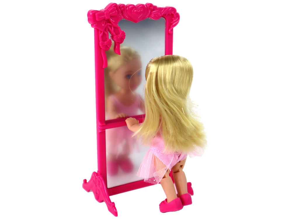 Ballerinadockor mor och barn med spegel 2-pack 31 cm/11 cm