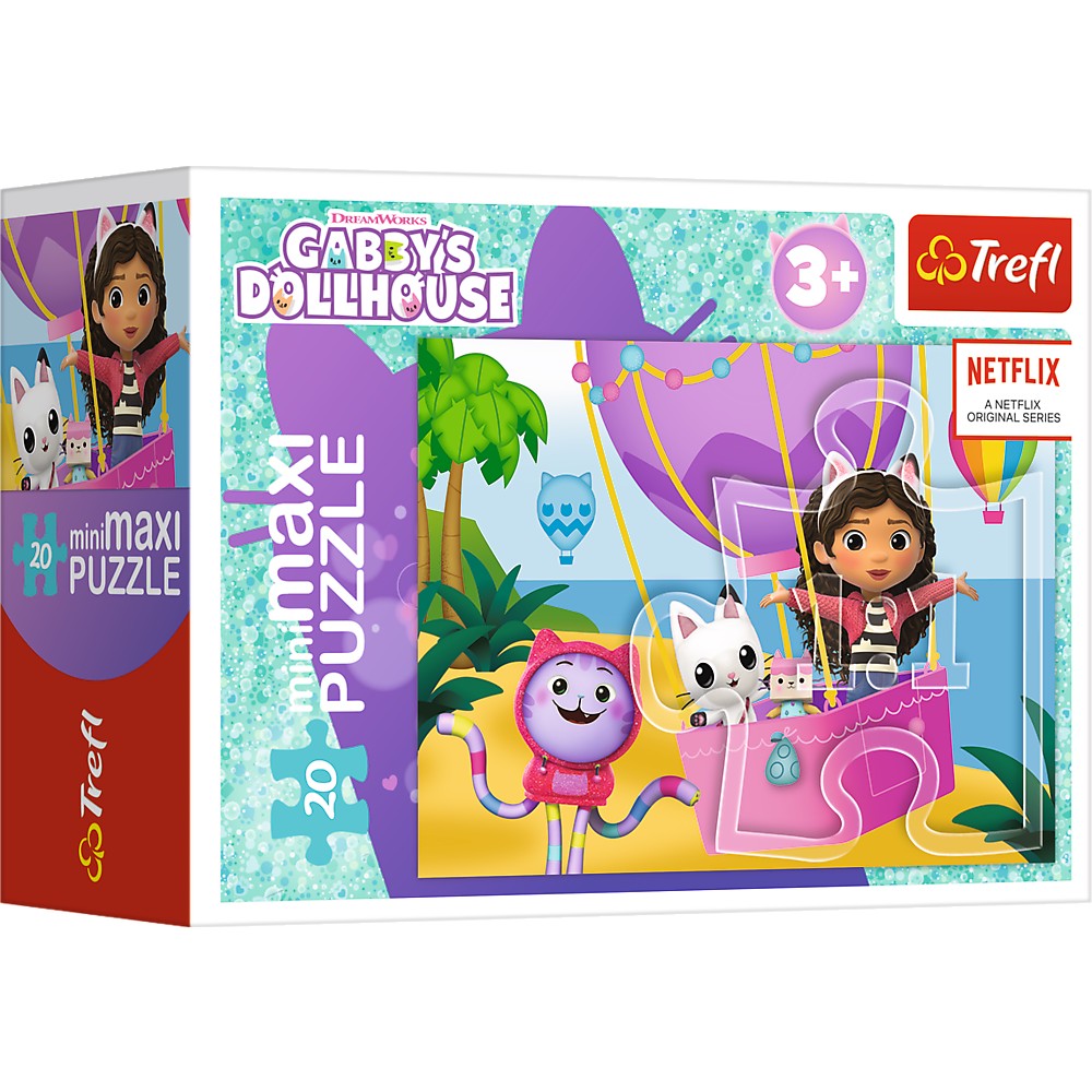 Barnpussel 20 bitar miniMaxi "Colorful Day with Gabby"
