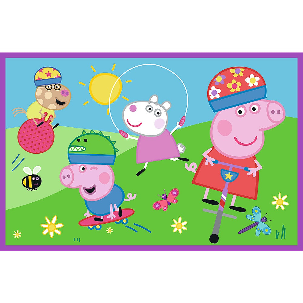 Barnpussel Peppa Pig 2x24 bitar "Peppa on the Playground" 275x180 mm