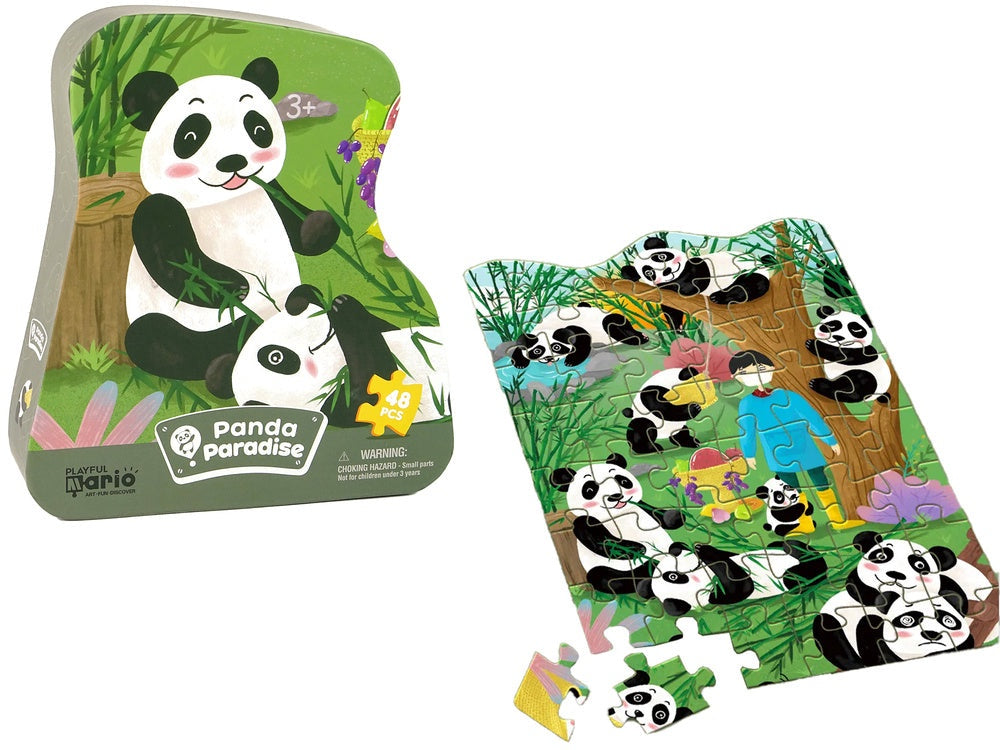Barnpussel panda 48 delar 50x34 cm från 3 år