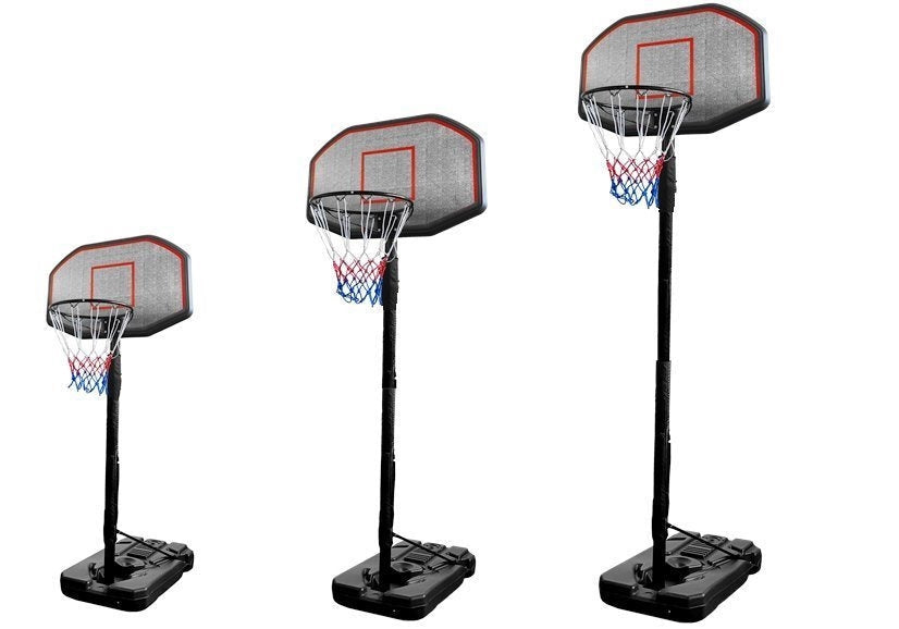 Basketkorg med ställning justerbar 200-305 cm, ring 45 cm