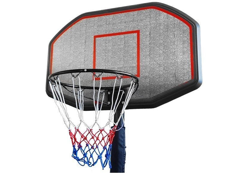 Basketkorg med ställning justerbar 200-305 cm, ring 45 cm