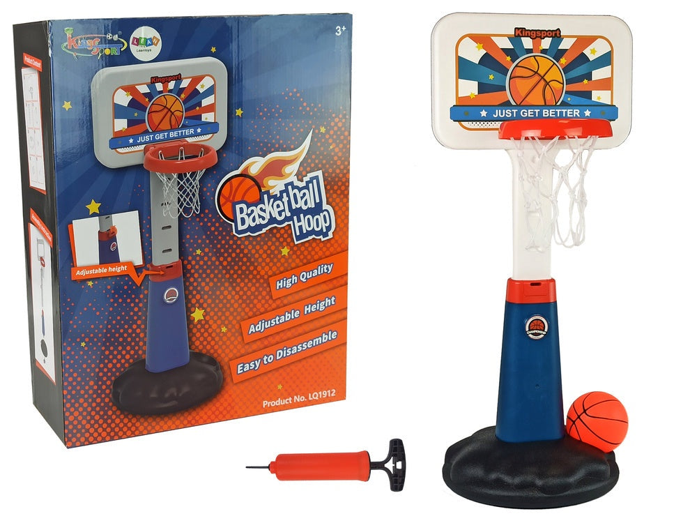 Basketkorgset för barn 88-120 cm med boll för inom- och utomhus