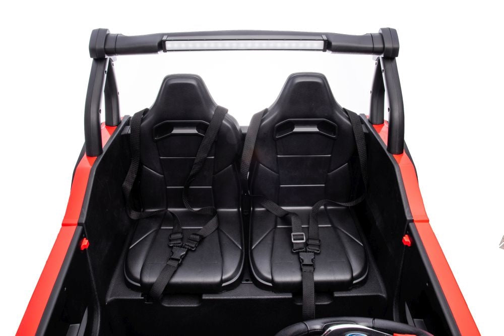Batteribil 4x4 för barn röd 38 kg