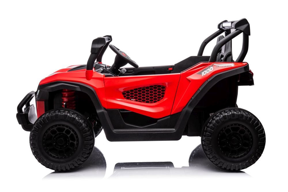 Batteribil 4x4 för barn röd 38 kg