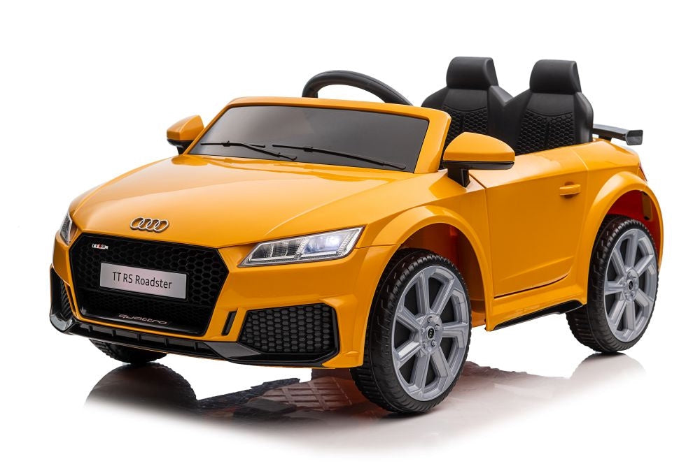 Batteribil Audi TTRS för barn gul 103 cm