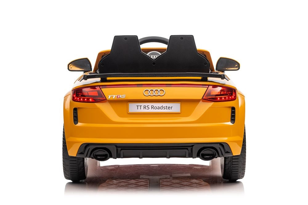 Batteribil Audi TTRS för barn gul 103 cm