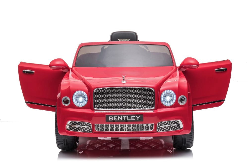 Batteribil Bentley Mulsanne röd elbil för barn