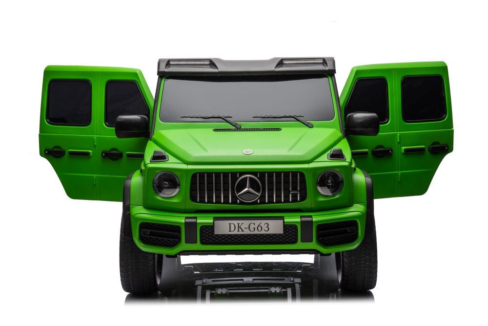 Batteridriven elbil Mercedes G63 XXL 4x4 för barn grön