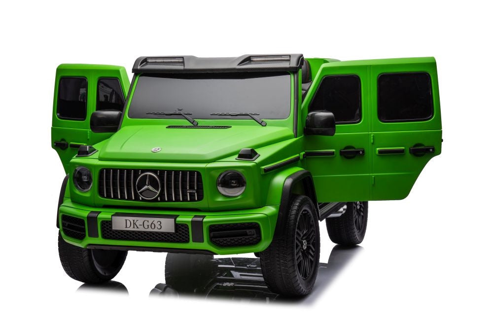 Batteridriven elbil Mercedes G63 XXL 4x4 för barn grön