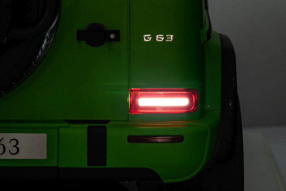 Batteridriven elbil Mercedes G63 XXL 4x4 för barn grön