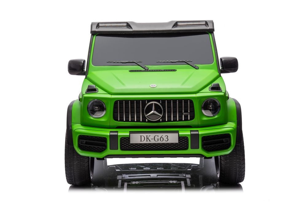 Batteridriven elbil Mercedes G63 XXL 4x4 för barn grön