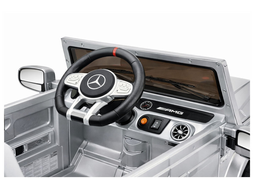 Batteridriven elbil för barn Mercedes AMG G 63 silver