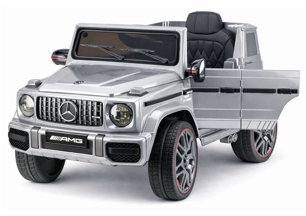 Batteridriven elbil för barn Mercedes AMG G 63 silver