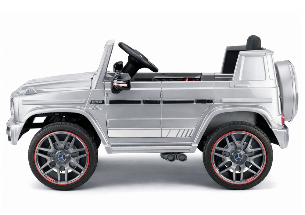 Batteridriven elbil för barn Mercedes AMG G 63 silver