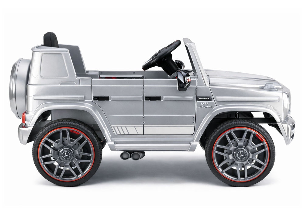 Batteridriven elbil för barn Mercedes AMG G 63 silver