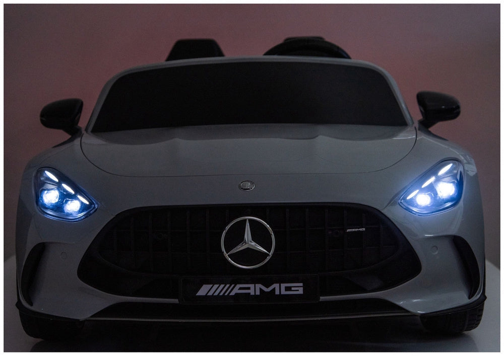 Batteridriven elbil för barn Mercedes GT63 AMG 24V ljusgrå