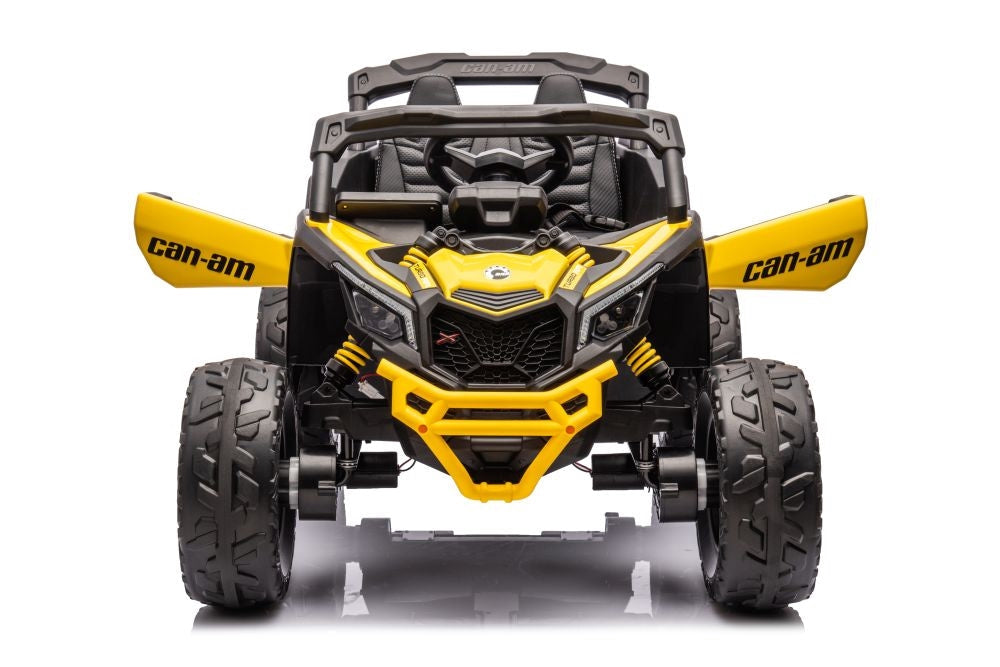 Batteridriven elbuggy för barn Can-Am DK-CA003 gul 118 cm