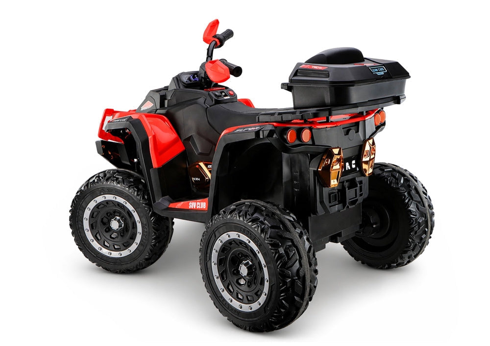 Batteridriven fyrhjuling för barn 4x4 XW-08 röd