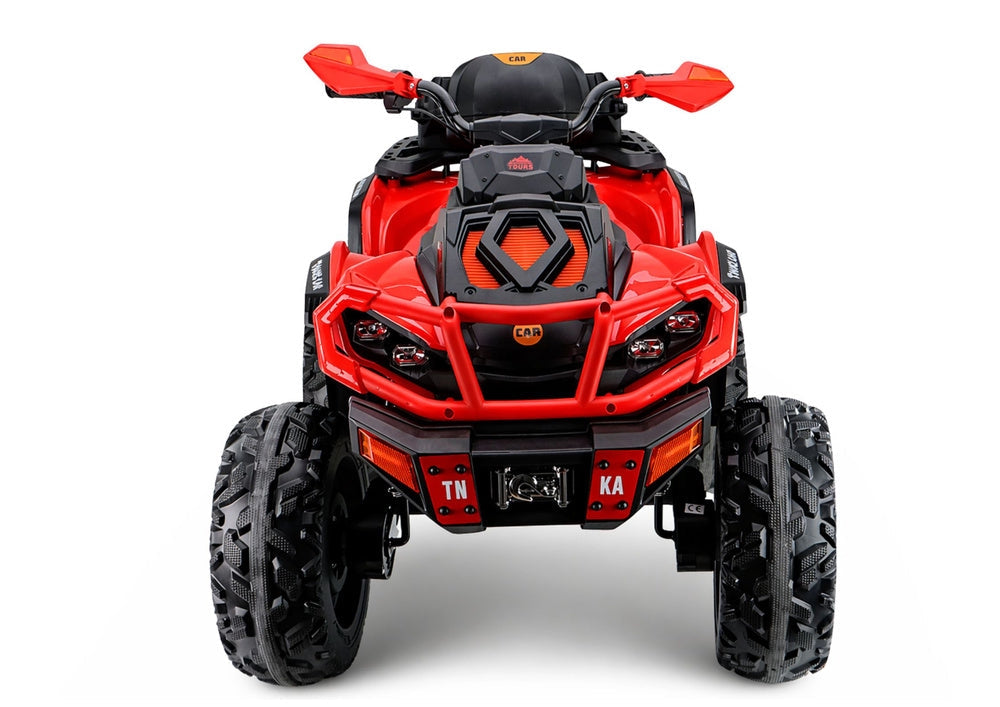 Batteridriven fyrhjuling för barn 4x4 XW-08 röd