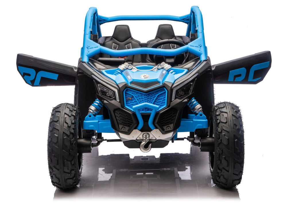 Batteridriven åkbil CAN-AM Maverick Turbo RR Strong Air blå