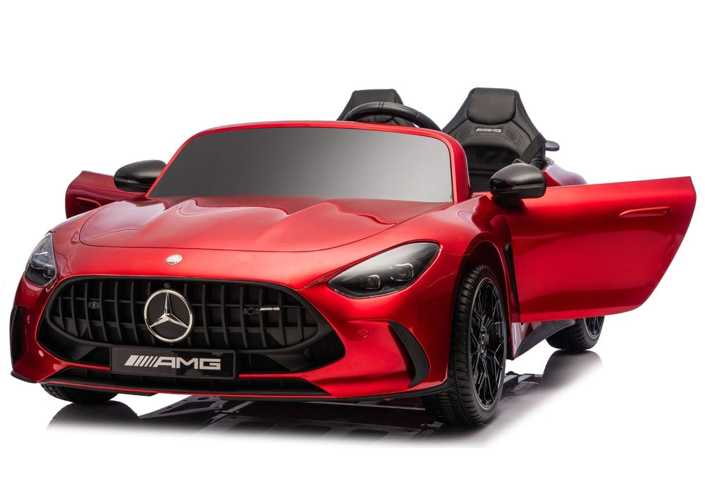 Batteridriven åkbil Mercedes GT63 AMG röd för barn