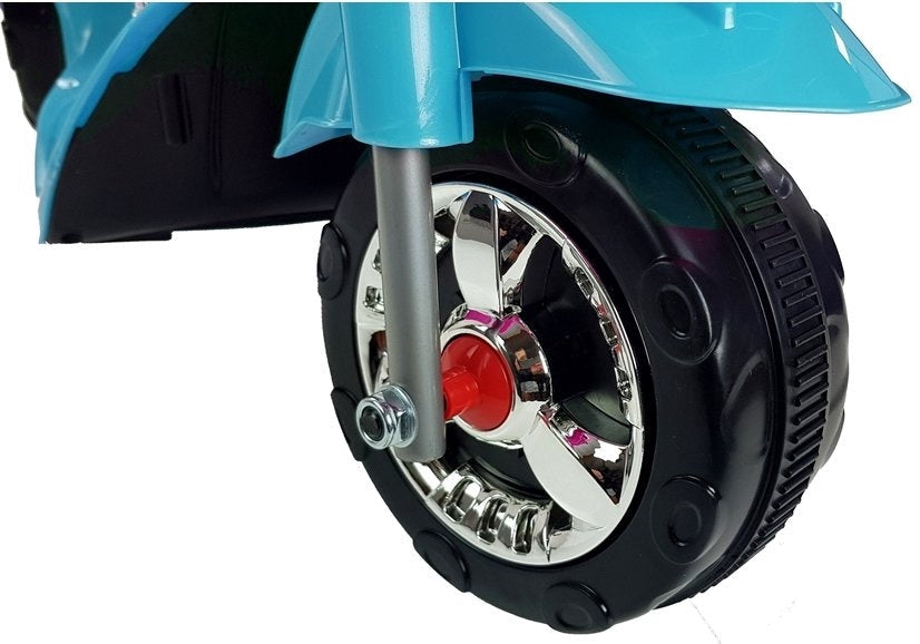 Batteridriven leksaksmotorcykel för barn 3+ år blå CE-certifierad