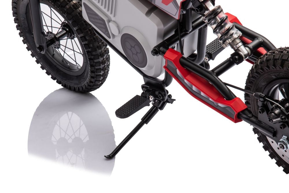 Batteridriven motocrosscykel röd A9901 för barn