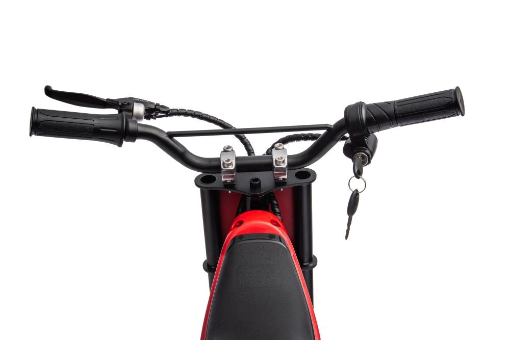 Batteridriven motocrosscykel röd A9901 för barn