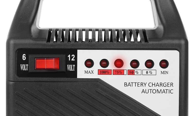 Batteriladdare 6V/12V 6A för bil och motorcykel blybatteri