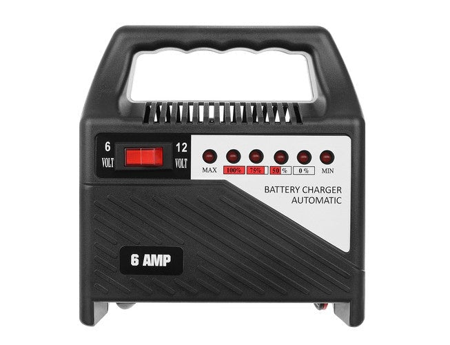 Batteriladdare 6V/12V 6A för bil och motorcykel blybatteri
