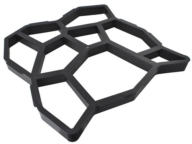 Betongform för gångplattor kattansikte 45x45x4,5 cm återanvändbar