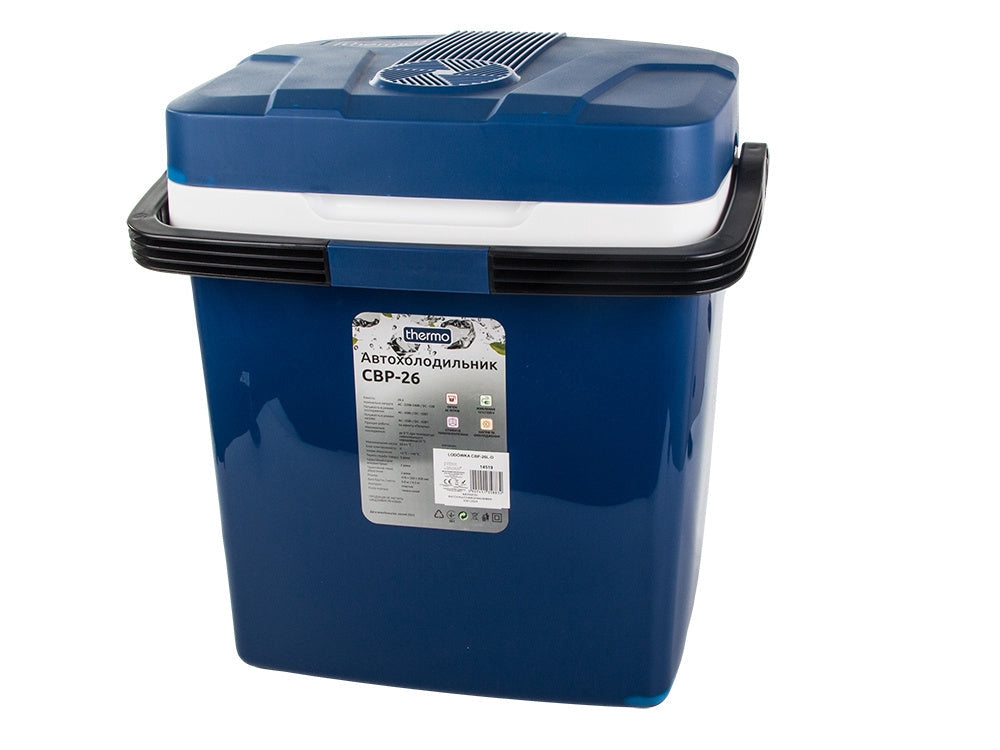 Bilkylbox 26L 12V/230V med kyl- och värmefunktion 42x29x36 cm
