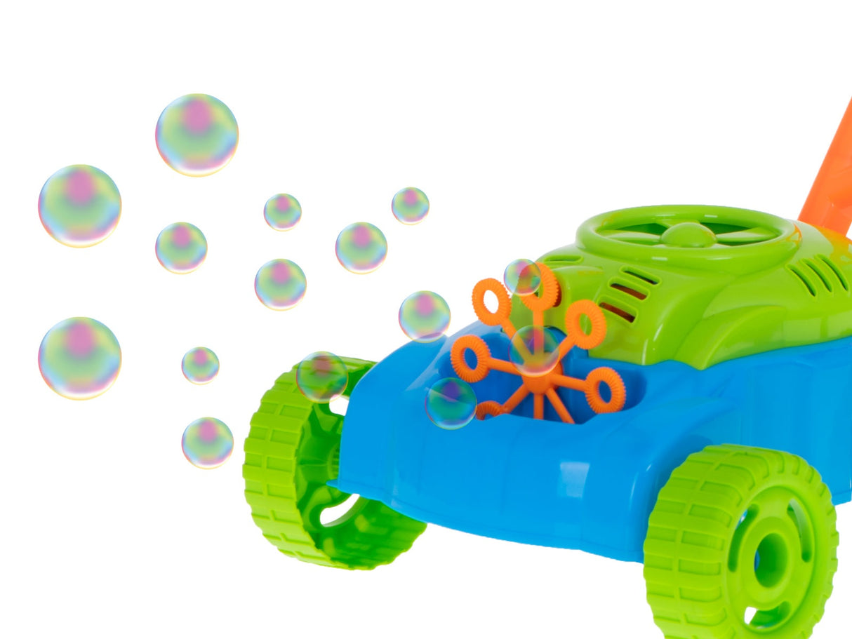 Bubbelgräsklippare leksak med ljud och bubbelvätska 118 ml, 3+