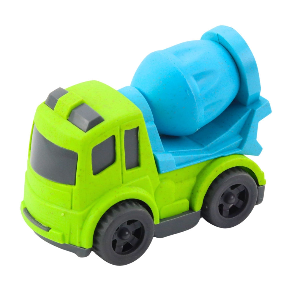 Byggfordon leksaksset 2-pack betongblandare & krokbil 10x8 cm