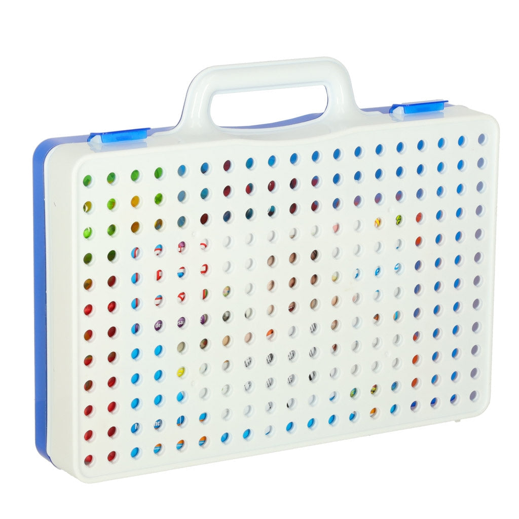 Byggset med borr och puzzleblocks i väska 151 delar