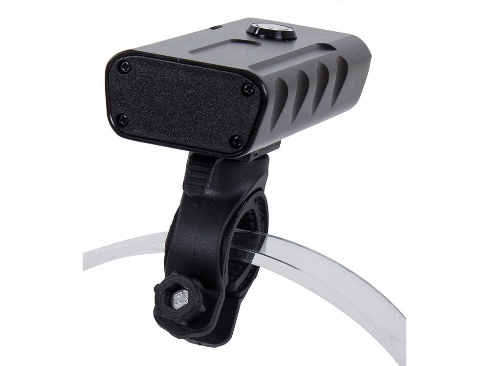 Cykellampa med powerbank 3x CREE XM-L T6 USB IPX5 svart