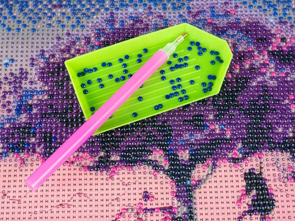 Diamond painting-set trädmotiv 30x30 cm runda diamanter