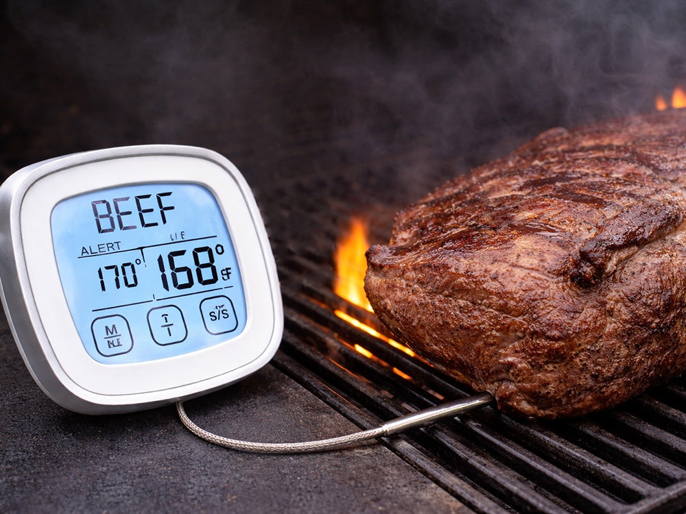 Digital stektermometer med touchscreen och probe 120 cm, -20 till 300°C